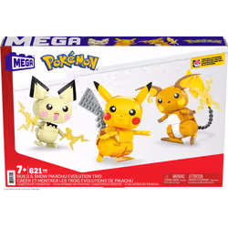 MEGA Pokémon Construx Build and Show Pikachu Evolution Trio - Additional view 6