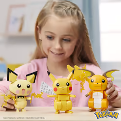MEGA Pokémon Construx Build and Show Pikachu Evolution Trio - Additional view 7