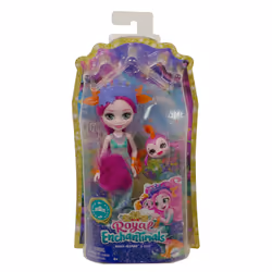 Enchantimals Royal Maura Mermaid & Glide Doll, Fashion doll, Female, 4 yr(s), Boy/Girl, 152 mm, Multicolour