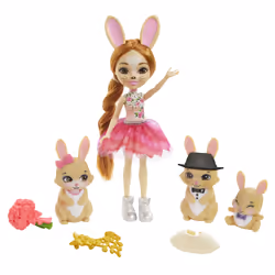 Royal Enchantimals BRYSTAL BUNNY FAMILY Doll