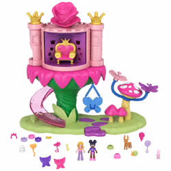 Polly Pocket Fantasy Fairy Princess Dispensing Castle Ride