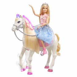Barbie Modern Princess Prance & Shimmer Horse, Fashion doll, Female, 3 yr(s), Girl, Sounding, Light effects