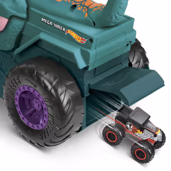 Hot Wheels Monster Trucks Car Chompin’ Mega Wrex Vehicle, For Ages 3 Years & Up