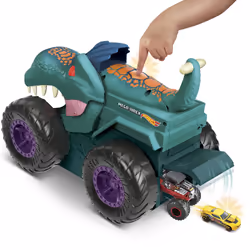 Hot Wheels Monster Trucks Car Chompin’ Mega Wrex Vehicle, For Ages 3 Years & Up - Additional view 7