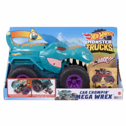 Hot Wheels Monster Trucks Car Chompin’ Mega Wrex Vehicle, For Ages 3 Years & Up - Additional view 8