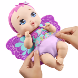 My Garden Baby FEED & CHANGE Baby Butterfly Doll