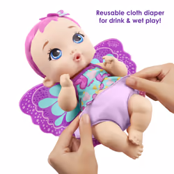 My Garden Baby FEED & CHANGE Baby Butterfly Doll - Additional view 6