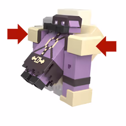 Minecraft LEGENDS PIGMADILLO VS SKELETON Figures