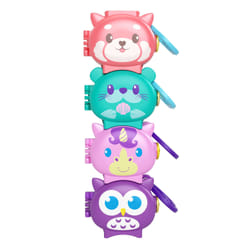 Polly Pocket Pet Connects Stackable Compact Playsets with Micro Doll, Travel Toys with Clip