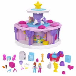 Polly Pocket Birthday Cake Countdown Playset, Action/Adventure, 4 yr(s), Multicolour