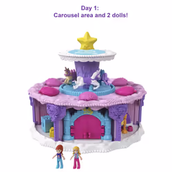 Polly Pocket Birthday Cake Countdown Playset