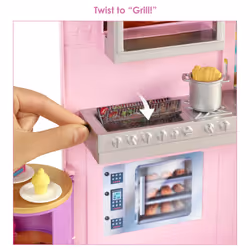 Barbie Cook ‘n Grill Restaurant Doll and Playset - Additional view 6