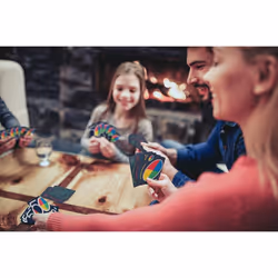Mattel Games UNO Premium 50th Anniversary Edition Matching Card Game Featuring Commemorative Coin & 112 Cards  Game Night  Kids & Collectors Gift Ages