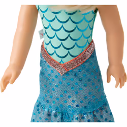 American Girl WellieWishers 14.5-inch Camille Doll with Blue Leotard  Mermaid Skirt  Headband  and Boots  For Ages 4+