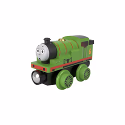 Thomas & Friends Wooden Railway Percy Engine, Push-Along Toy Train Made from sustainably sourced Wood for Toddlers and Presch ...