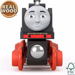 Thomas & Friends Wooden Railway Toy Train Hiro Push-Along Wood Engine