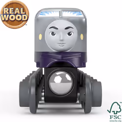 Thomas & Friends Wooden Railway Toy Train Kenji Push-Along Wood Engine & Cargo Car for Toddlers & Preschool Kids Ages 2+ Years (Amazon Exclu