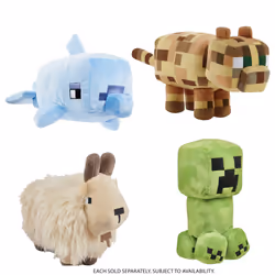 Minecraft Basic Plush Assortment, Cartoon character, 3 yr(s)
