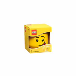 Room Copenhagen, Lego Storage Head - Stackable Storage Solution, Holds up to 500 Building Bricks - Large, Silly