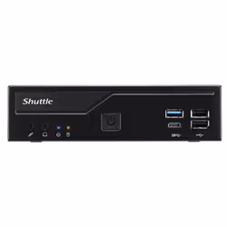 Shuttle Slim PC DH610 , S1700, 1x HDMI, 2x DP , 1x 2.5", 2x M.2, 2x LAN (Intel 1G + 2.5G), 2x COM, 24/7 permanent operation, incl. VESA - Additional view 4