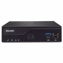 Shuttle Slim PC DH610 , S1700, 1x HDMI, 2x DP , 1x 2.5", 2x M.2, 2x LAN (Intel 1G + 2.5G), 2x COM, 24/7 permanent operation, incl. VESA - Additional view 5