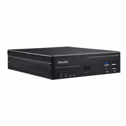 Shuttle Slim PC DH610S , S1700, 1x HDMI, 1x DP , 1x 2.5", 2x M.2, 1x LAN (Intel 1G), 24/7 permanent operation, incl. VESA, Sl ...
