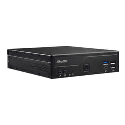 Shuttle Slim PC DH610S , S1700, 1x HDMI, 1x DP , 1x 2.5", 2x M.2, 1x LAN (Intel 1G), 24/7 permanent operation, incl. VESA
