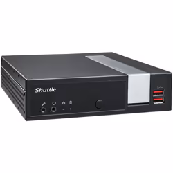 Shuttle XPС slim XPC slim Barebone DL20NV2, Celeron N4505, 1x LAN, 2x COM, 1xHDMI,1xDP, 1x VGA, fanless, 24/7 permanent operation