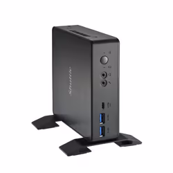 Shuttle XPC Nano PC NC40U5, Intel Core i5-1235U, 1x HDMI, 1x DP,1xUSB-C/DP, 6x USB3.2, 1x 2.5" bay, 2x M.2, 1x LAN, RAID, 24/7 permanent operation, incl. VESA & Stand - Additional view 6