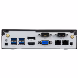 Shuttle XPC slim Barebone DL30N, Intel N100, 1x DDR5, 2x LAN (2x 2.5Gbit), 2xCOM,1xHDMI,1xDP, 1x VGA, fanless, 24/7 permanent operation - Additional view 4