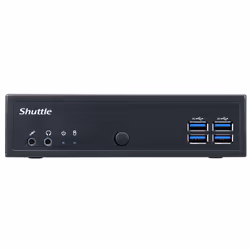 Shuttle XPC slim Barebone DL30N, Intel N100, 1x DDR5, 2x LAN (2x 2.5Gbit), 2xCOM,1xHDMI,1xDP, 1x VGA, fanless, 24/7 permanent operation - Additional view 6