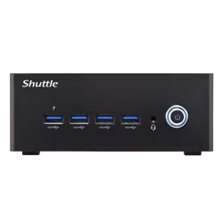 Shuttle Nano PC NA10H7, AMD Ryzen™ 7-8845HS APU, Radeon780M , 2xHDMI, 2xUSB-C 4.0(DP), 2x2.5Gbit LAN, 24/7 permanent operation, incl. VESA - Additional view 5