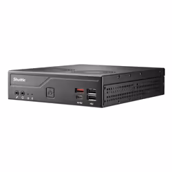 Shuttle Slim PC DH810 , S1851, 1x HDMI (2.1), 1x DP, 1x USB-C (DP), 1x 2.5", 2x M.2, 2x LAN (Intel 1G + 2.5G), 2x COM, 24/7 permanent operation, incl. VESA - Additional view 2