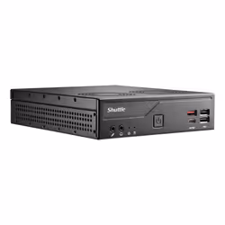 Shuttle Slim PC DH810 , S1851, 1x HDMI (2.1), 1x DP, 1x USB-C (DP), 1x 2.5", 2x M.2, 2x LAN (Intel 1G + 2.5G), 2x COM, 24/7 permanent operation, incl. VESA - Additional view 3