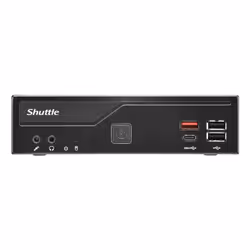 Shuttle Slim PC DH810 , S1851, 1x HDMI (2.1), 1x DP, 1x USB-C (DP), 1x 2.5", 2x M.2, 2x LAN (Intel 1G + 2.5G), 2x COM, 24/7 permanent operation, incl. VESA - Additional view 4