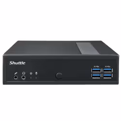 Shuttle XPC slim Barebone DL40N, Intel N150, 1x DDR5, 2x LAN (2x 2.5Gbit), 2xCOM,1xHDMI,1xDP, 1x VGA, fanless, 24/7 permanent operation - Additional view 5