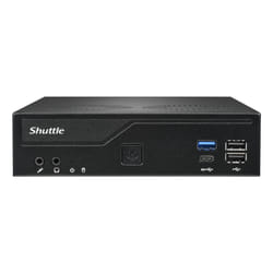 Shuttle XPС slim DH610V2 PC/workstation barebone 1.35L sized PC Black Intel H610 LGA 1700