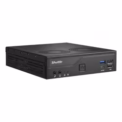 Shuttle XPС slim DH610V2 PC/workstation barebone 1.35L sized PC Black Intel H610 LGA 1700 - Additional view 4