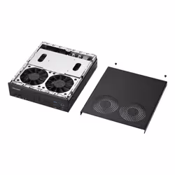 Shuttle XPС slim DH610V2 PC/workstation barebone 1.35L sized PC Black Intel H610 LGA 1700 - Additional view 5