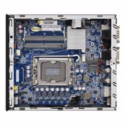 Shuttle XPС slim DH610V2 PC/workstation barebone 1.35L sized PC Black Intel H610 LGA 1700 - Additional view 6