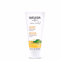 Weleda Oral Care Childrens Tooth Gel  1.7 Fluid Ounce  Fluoride Free  Spearmint Flavor  Plant Rich Toothpaste with Calendula  Silica and Fennel