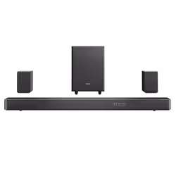 Hisense AX5125H 5.1.2Ch Sound Bar with Wireless Subwoofer  500W  Dolby Atmos  Bluetooth 5.3  EzPlay  4K HDMI Pass Through  Ro ...