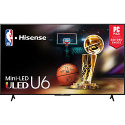 Hisense 55Inch Class U6 Series MiniLED ULED 4K UHD Google Smart TV 55U6N  2024 Model  QLED  Motion Rate 240  HDR 10  Full
