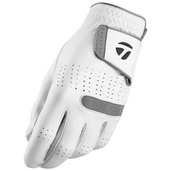 TaylorMade 2018 Tour Preferred Flex Glove  Medium  White  Left Hand