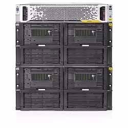 HPE StoreOnce 4900 60TB Backup Base System, 60 TB, HDD, Serial Attached SCSI (SAS), 3.5", Rack (7U), Black, Stainless steel