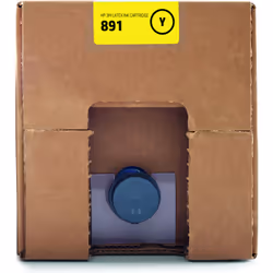 HP 3M 891 10-liter Yellow Latex Ink Cartridge, Standard Yield, Yellow, Latex-based ink, 10000 ml, 1 pc(s)