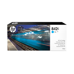 HP 842C 775-ml Cyan PageWide XL Ink Cartridge