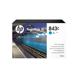 HP 843C 400-ml Cyan PageWide XL Ink Cartridge