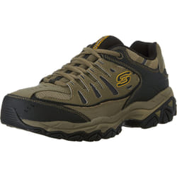 Skechers mens Afterburn M. Fit fashion sneakers  Pebble/Black/Pebble  15 X-Wide US