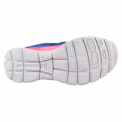 ) Girls Skechers Memory Foam Trainers Align 81895 - UK 10.5 Child, Blue/Neon Pink (Blue